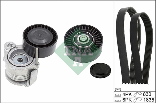 V KAYIS SARJ SETI 4PK830 6PK1835 MAKARA GERGI BMW E87 E90 E91