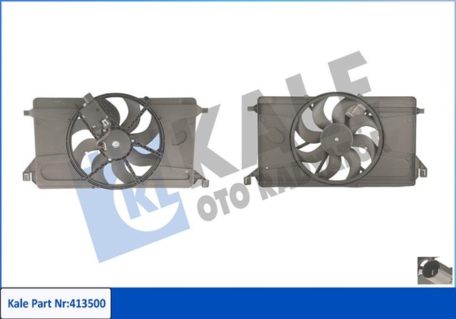 FAN MOTORU FOCUS II FOCUS II CMAX 1.6 ZETEC S 16V 2.0TDCI 03 07 KLIMALI