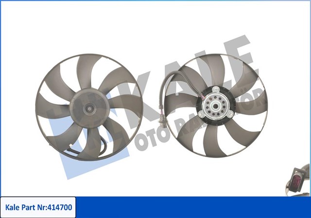 FAN MOTORU [393MM] POLO - CORDOBA - IBIZA - FABIA BBY - BKY - BBZ - BNV - BNM 1.4 16V - 1.4 TDI 01 - 10