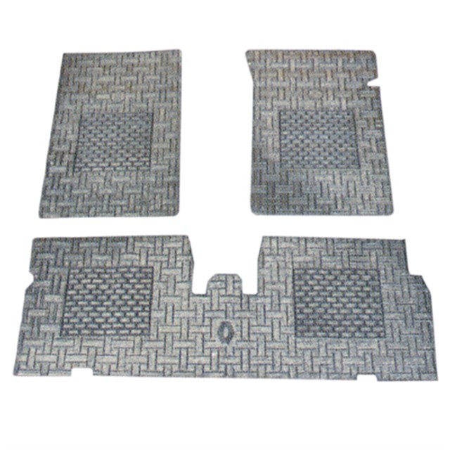 DEKORATIF PASPAS KAUCUK/BEZLI R19 GRI