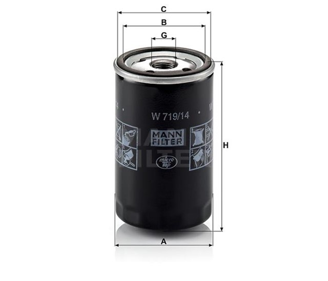 YAG FILTRESI CHRYSLER VOYAGER / GRAND VOYAGER RG 2.5 CRD TURBODIESEL 142HP 02/01 - 12/08