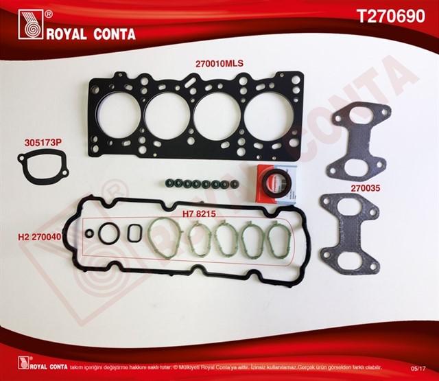 UST TAKIM CONTA PALIO 1.2 8V YM 60 - 65HP 188A4.000