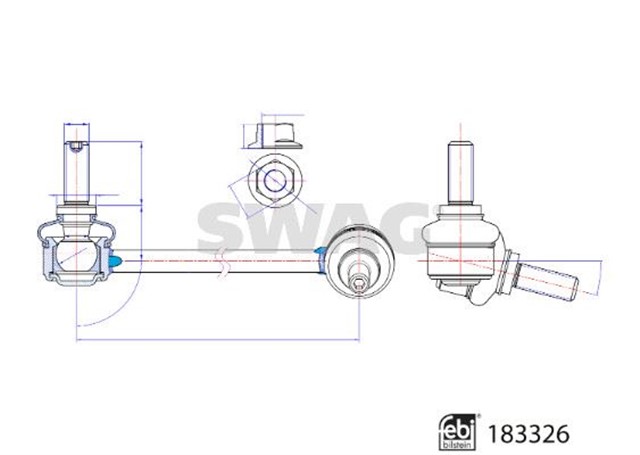 Z ROT EMNIYET SOMUNLARI ILE BMW FEBI 183326