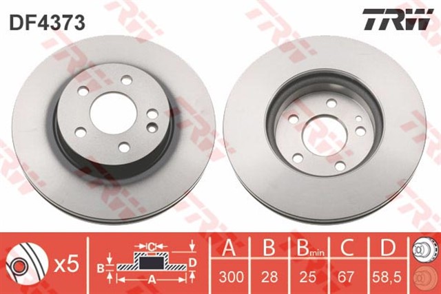 FREN DISKI ON MERCEDES VITO W639 W447
