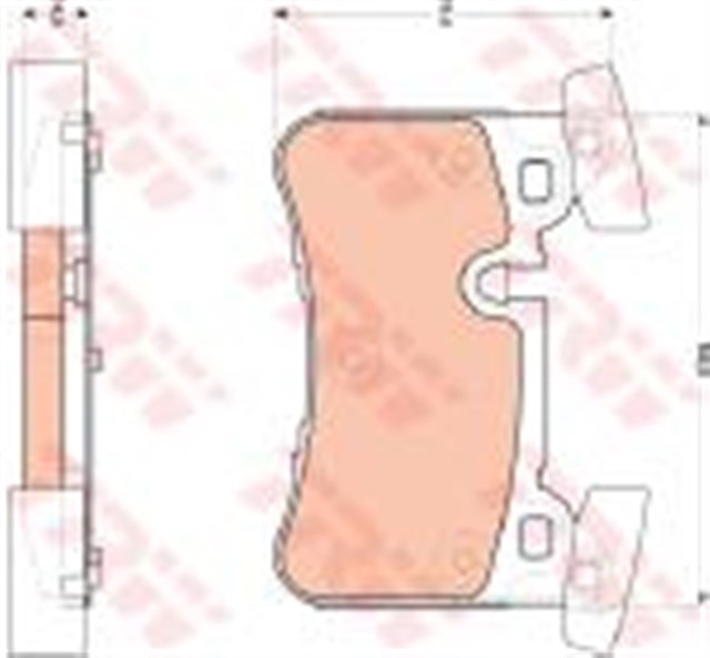 FREN BALATASI ARKA MERCEDES AMG W204 S204 C204 C218 W212