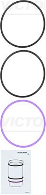 O - RING SET. CYLINDER SLEEVE