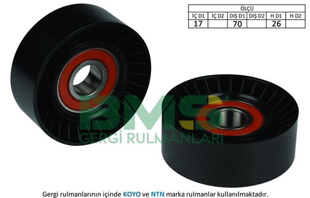 KAYIS GERGI RULMANI BMW E46 E39 E38 E36 E53 Z3 Z4