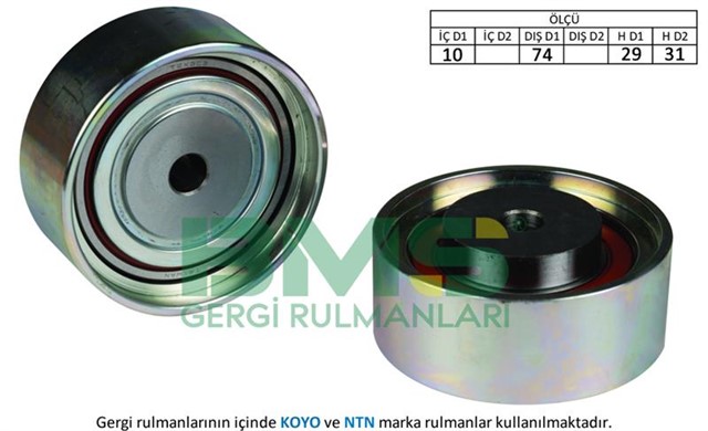 ALTERNATOR GERGI RULMANI FUSO CANTER DEMIR