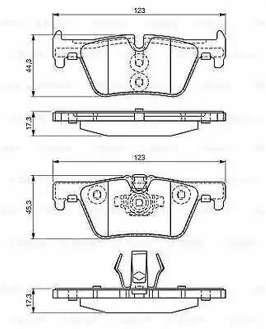 FREN BALATASI ARKA F20 - F21 - F22 - F23 - F30 - F31 - F34 - F35 - 4F32 - F33 - F36 - X3 F25 - X4 F26 10 - 18