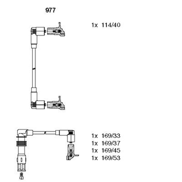 BUJI KABLOSU TAKIM POLO4 1.4 16V - AFH