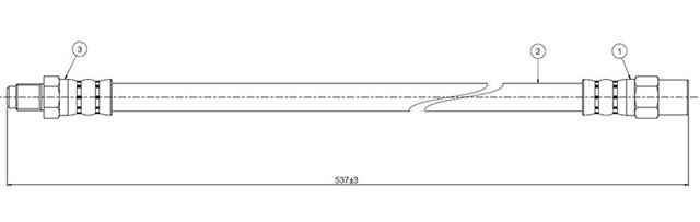 FREN HORTUMU ARKA MERCEDES VITO W638 96 03