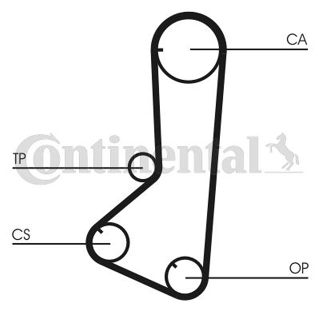 TRIGER KAYISI 123X290 MITSUBISHI L200 L300 L400 2.0 8V /86 - 01 CHRYSLER CHERY DODGE 5373XS