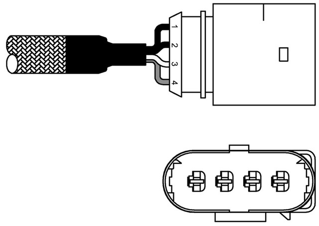 OKSIJEN SENSORU GOLF IV - BORA - TOLEDO 1.6 98 - 01 0258005079