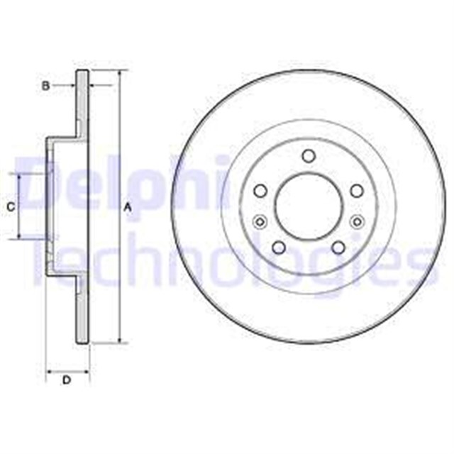 ARKA FREN AYNASI P508 1.6VTI - 1.6THP - 1.6HDI - 2.0HDI 10 290X12X10