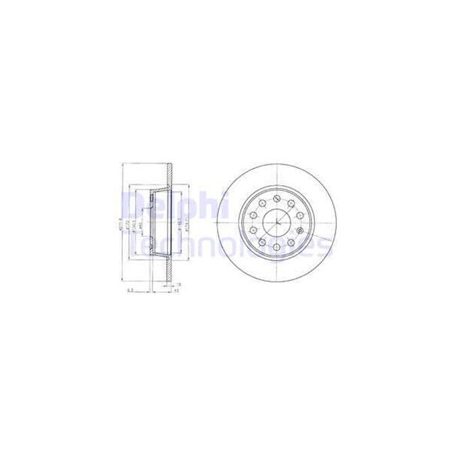 FREN DISKI ARKA [TAKIM] GOLF6 - GOLF7 - JETTA - CADDY - A3 - LEON 04 - 