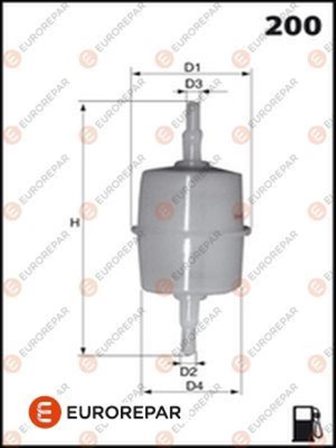 SEFFAF BENZIN ARA FILTRE KUCUK TIP UNIVERSAL