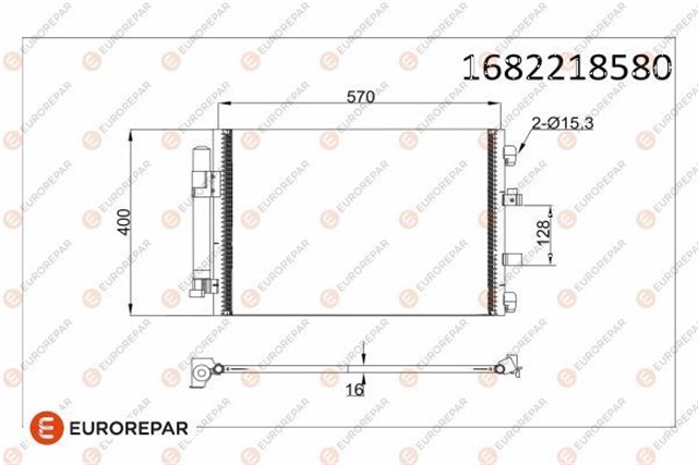 KLIMA RADYATORU KONDANSER FOCUS III 1.0 ECOBOOST - 1.6TDCI 11 GRAND C - MAX 11 591 377 16