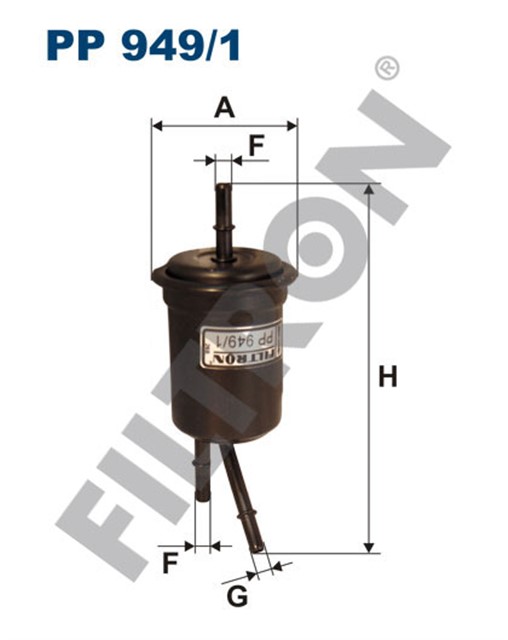 YAKIT FILTRESI KIA MOTORS RIO I DC 1.3I 16V 75HP 05/00 - 10/05