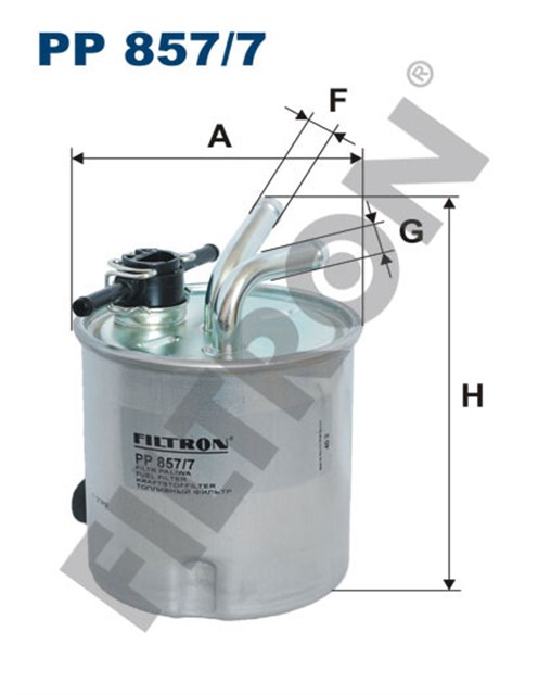 YAKIT FILTRESI NISSAN NAVARA D40 2.5 DCI 145HP 06/05 - 