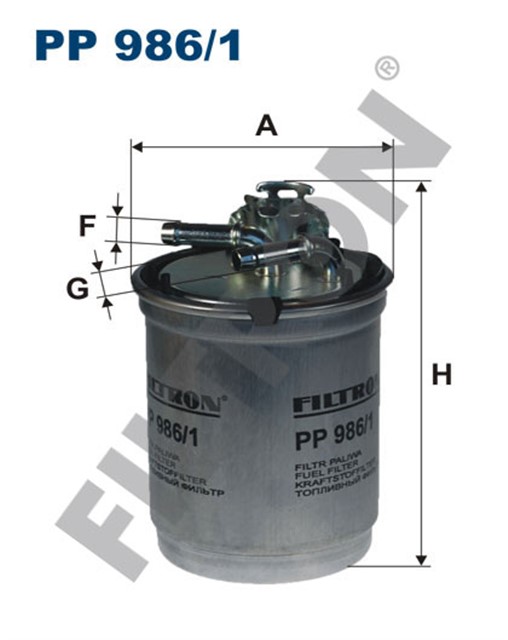 YAKIT FILTRESI VW POLO IV 9N 1.9 TDI 130HP 09/03 - 11/09