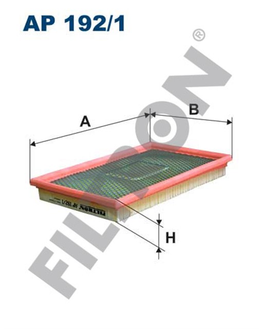 HAVA FILTRESI MINI COOPER S 02 - 06 276X168X34