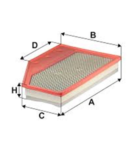 HAVA FILTRESI OPEL INSIGNIA B 2.0 TURBO Z18 2017 - - CHEVROLET MALIBU 2.0L 122 CID 2017 C 35015