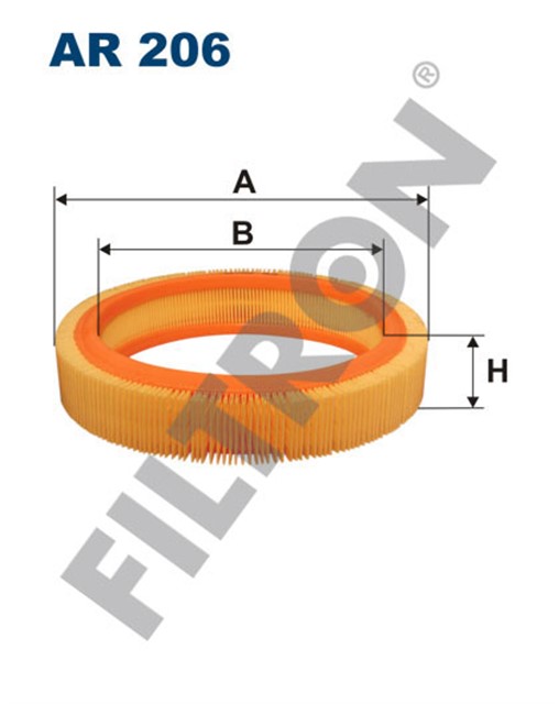 HAVA FILTRESI FORD FIESTA II 1.0 45HP 09/83 - 02/89