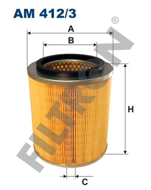 HAVA FILTRESI KIA MOTORS K - SERIE K 2500 2.5 D 94HP 01/03 - 