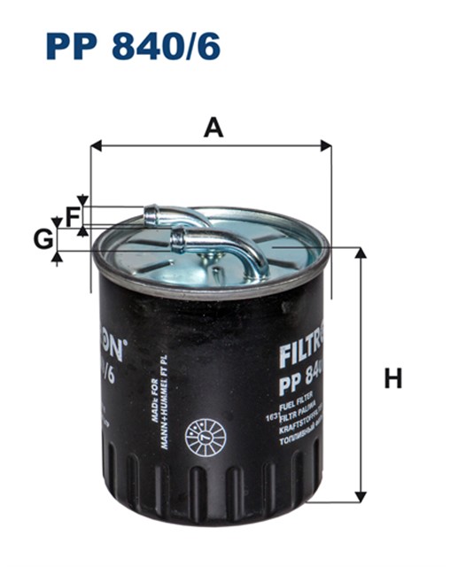 YAKIT FILTRESI MERCEDES OM646 W203 W204 C219 W211 W221 W639 B906