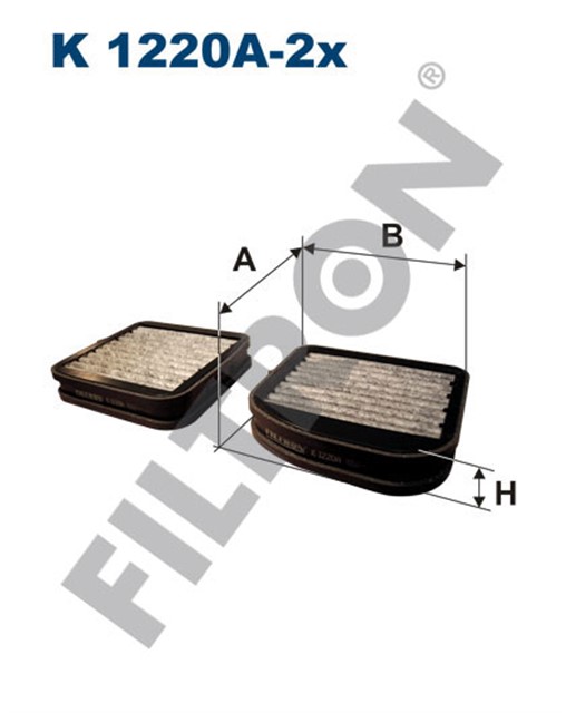 KABIN FILTRESI TAKIMI MERCEDES W210 S210 W220 C215 KARBONLU
