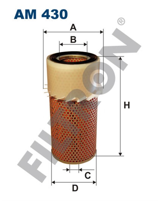 HAVA FILTRESI H100 - L300 2.3D - 2.5D - 2.5TD 86