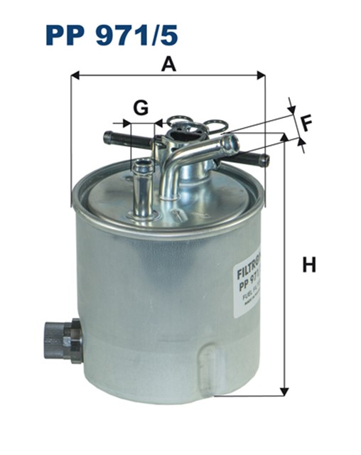 YAKIT FILTRESI NISSAN PATROL 3.0DTI 00 XTRAIL 2.0DCI 03 - 13 CABSTAR 2.5 06 - 13