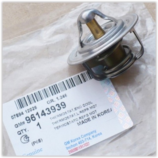 TERMOSTAT CHEVROLET AVEO 1.2 - NUBIRA 1.6 - KALOS 1.4 - LANOS 1.4 - 1.5 - NUNIRA 1.6 16V - REZZO 1.8 87C