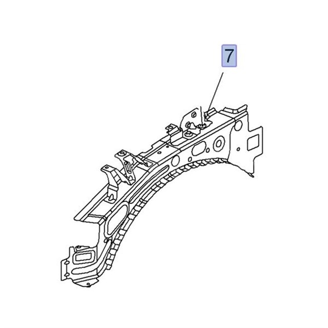 ON CAMURLUK IC BRAKETI SOL ASTRA J