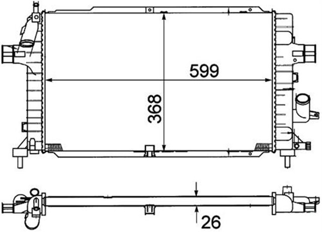 RADYATOR Z13DTH TANIM ZR1 65025.. AST - H