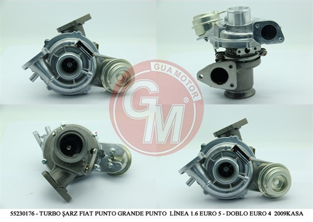 55230176 - TURBO LINEA 1.6 EURO5 - DOBLO EURO4 2009