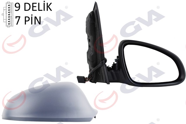 DIS DIKIZ AYNASI SAG ASTRA J 09 ELEKTRIKLI ISITMALI KATLANIR ASTARLI KONVEKS 7 FIS VM - 973EBR