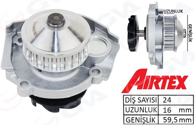 DEVIRDAIM PALIO 99 DOBLO 00 ALBEA - PANDA - PUNTO 1.2 PA739