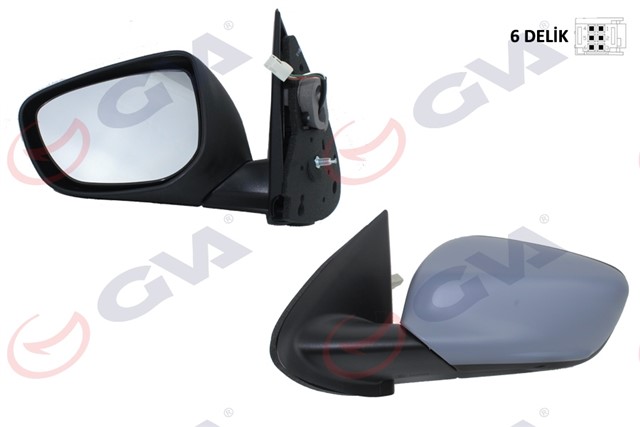 DIS DIKIZ AYNASI SOL C - ELYSEE - 301 13 ELEKTRIKLI ISITMALI ASTARLI KONVEKS 5 FIS VM - 512EHPSR