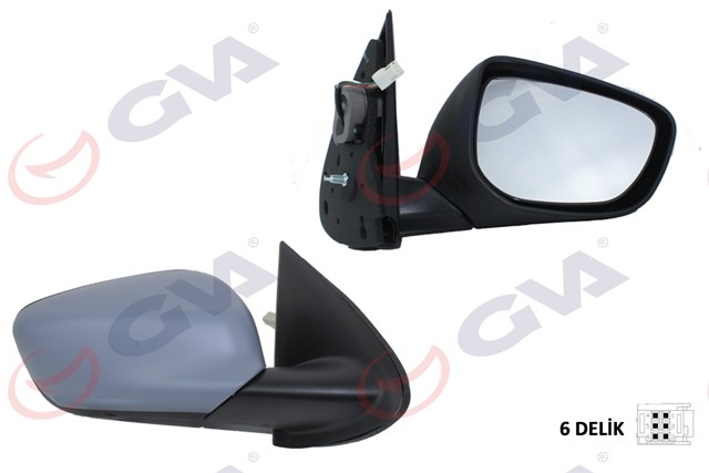 DIS DIKIZ AYNASI SAG C - ELYSEE - 301 13 ELEKTRIKLI ISITMALI SENSORLU ASTARLI KONVEKS VM - 512EHPSR