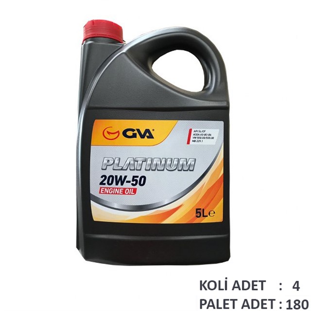 MOTOR YAGI 20W50 5 LT PLATINUM MINERAL API SL/CF