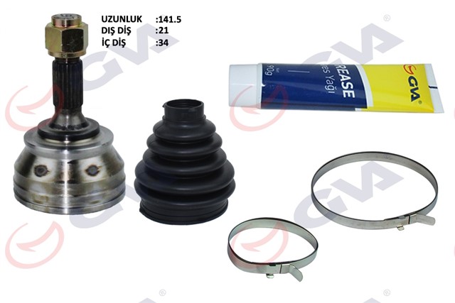 AKS KAFASI DIS ON PSA 301/C - ELYSEE 12 - 1.6 HDI 21X34X48.2 142.00MM