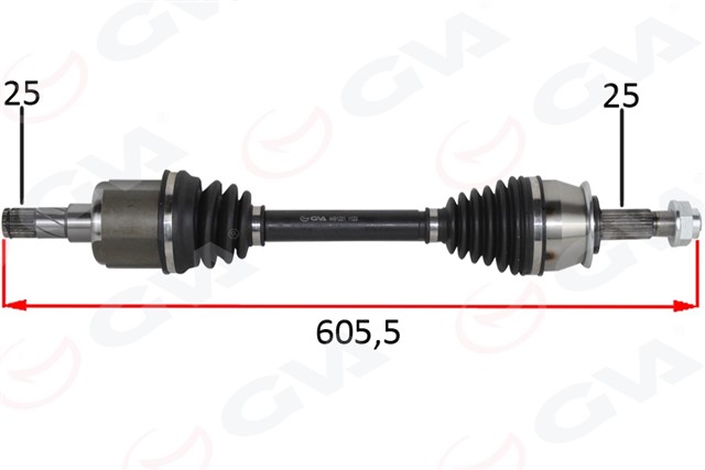KOMPLE AKS ON SOL OPEL MOKKA 1.4 M - T - 1.6 CDTI M - T 12 - CHEVROLET TRAX 1.4 M - T 12 - 14