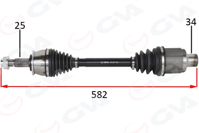 KOMPLE AKS ON SAG OPEL MOKKA 1.4 A - T - 1.6 CDTI A - T/M - T 12 - - CHEVROLET TRAX 1.4 A - T 12 - 14