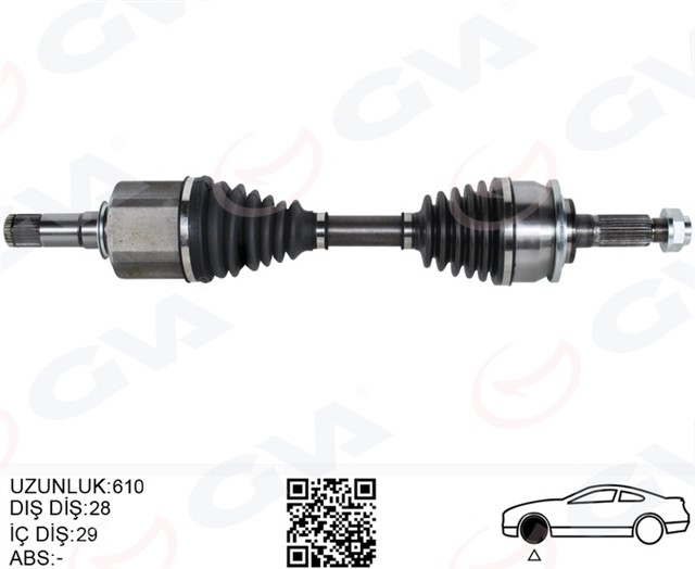 ON AKS KOMPLE SOL FORD RANGER TKE 11 2.2 TDCI 4 4