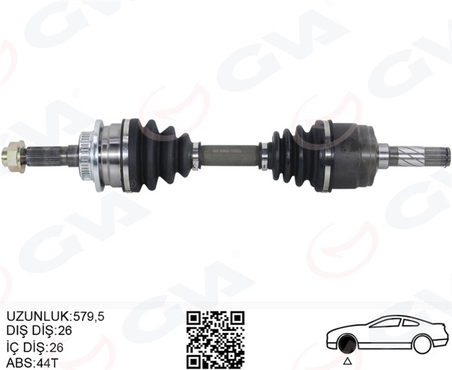 ON AKS SAG KOMPLE RANGER 2.5D - 2.5TD 02 12 MAZDA B - SERIE 2.5 D 4WD 02 06 ABS LI 4 4