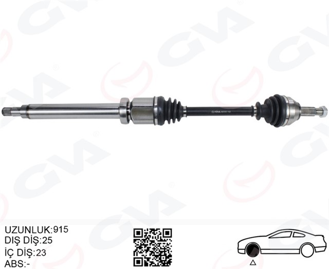 ON AKS KOMPLE SAG FORD FIESTA - FUSION 02 08 1.6TDCI
