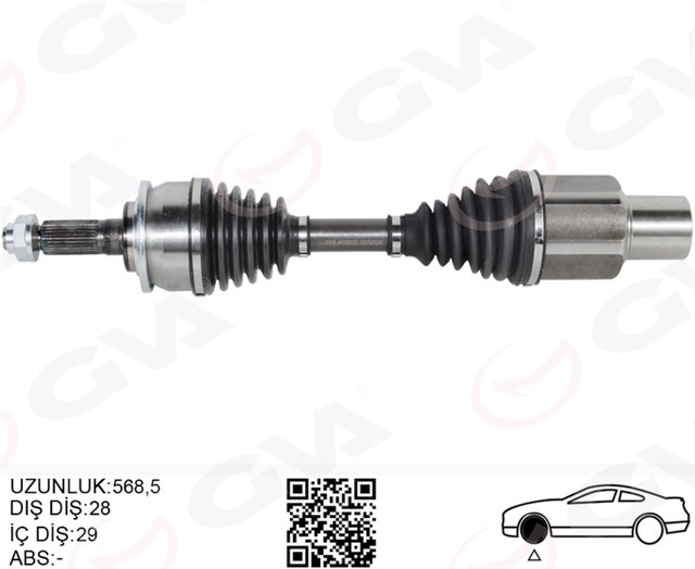 ON AKS KOMPLE SAG FORD RANGER TKE 11 2.2 TDCI 4 4