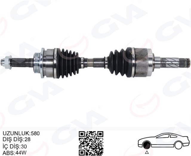ON AKS KOMPLE SAG FORD RANGER 2.5TDCI / 3.0TDCI 06 12 MAZDA BT2500 ABS LI 4 4