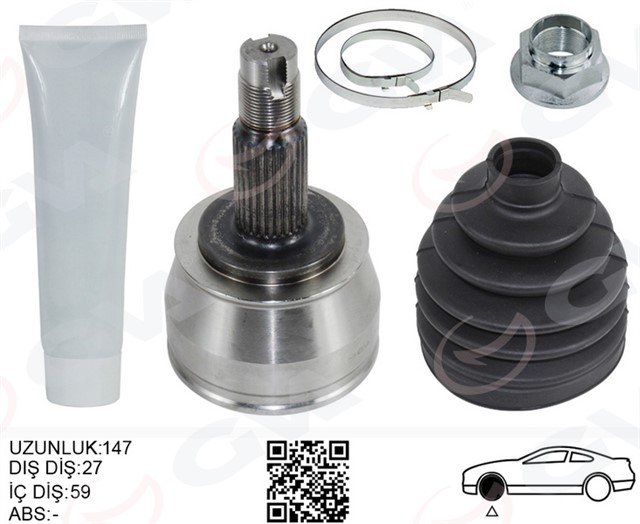 AKS KAFASI ON SAG - SOL FIAT DOBLO 10 500 X 14 ALFA ROMEO 166 05 JEEP RENEGADE 14 COMPASS 17 OPEL COMBO 12 1.4 1.6D MTJ 2.0D MTJ